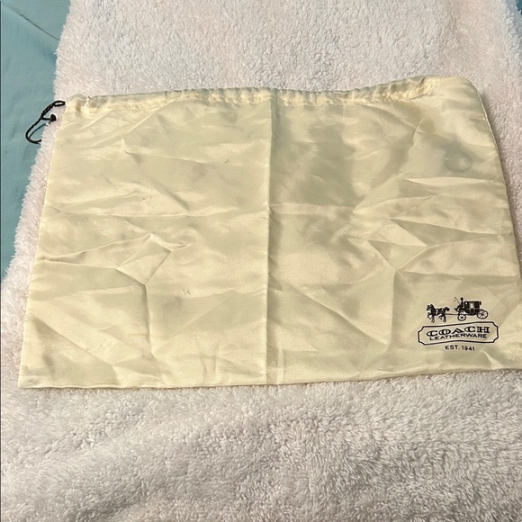 Coach Accessories - Coach Ivory Storage Pouch 2 slight stains on front. Good condition. Washed.